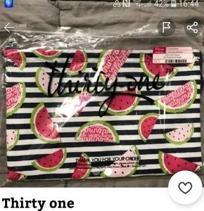 THIRTY-ONE WATERMELON THERMAL CINCH SAC BRAND NEW